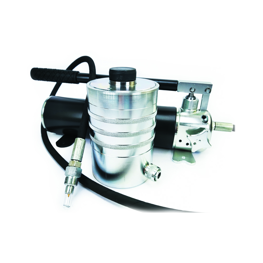 Zestaw Podnośnik hydrauliczny 40 ton + Pompa Dwustopniowa 700bar PROFIL