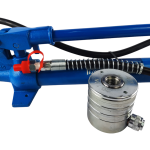 Zestaw Siłownik hydrauliczny 20 ton Wysoki z gwintem + Pompa Jednostopniowa